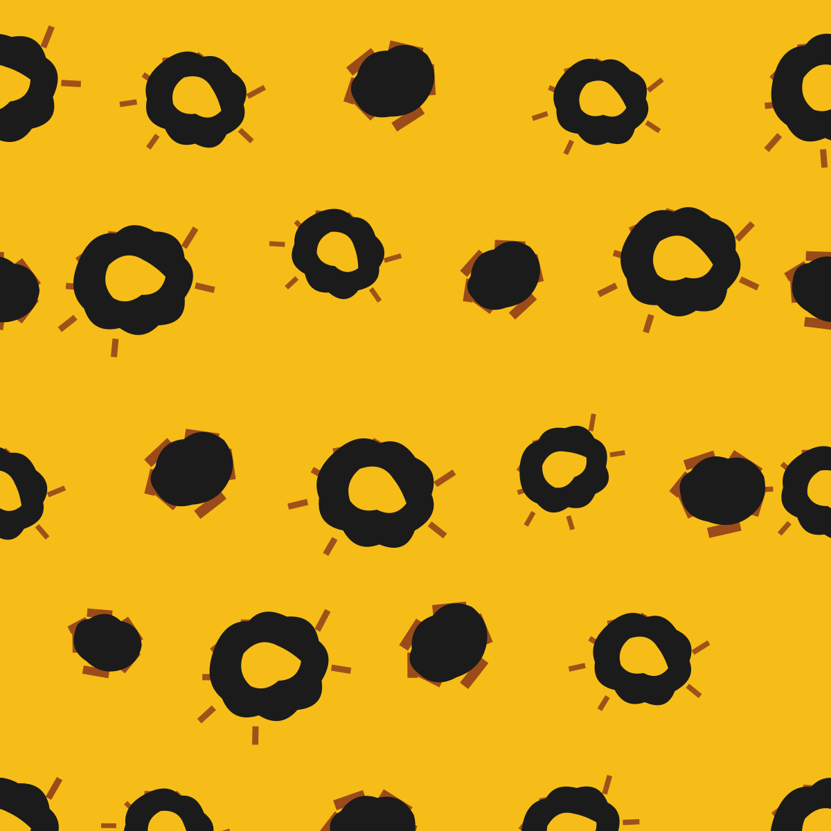Washed tonal leopard artwork